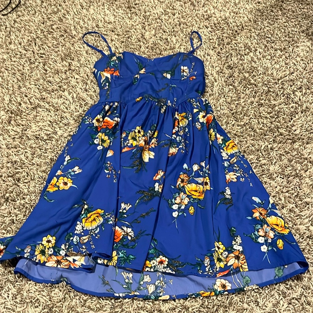 Band of Gypsies Baby floral dark blue 💙🦋 Medium dress